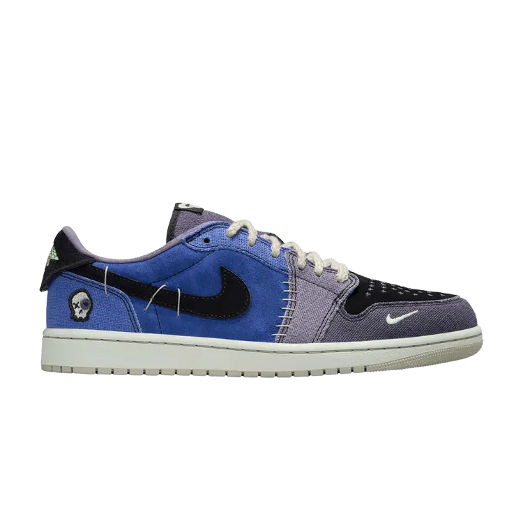 

Кроссовки Air Jordan Zion Williamson x Air Jordan 1 Retro Low OG 'Voodoo Alternate', синий
