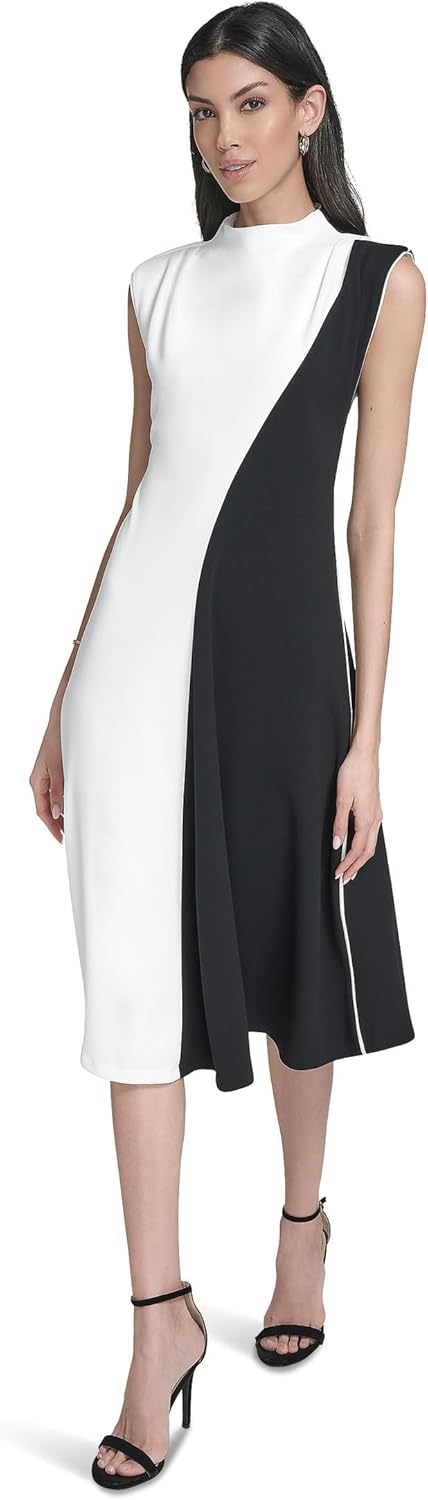 

Женская блузка Calvin Klein с короткими рукавами и цветными блоками Aline, Cream/Black