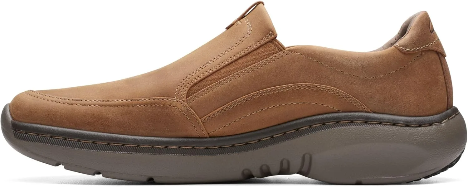 Мужские домашние лоферы Clarks Pro Step изготовлены из высококачественной кожи — фото 2