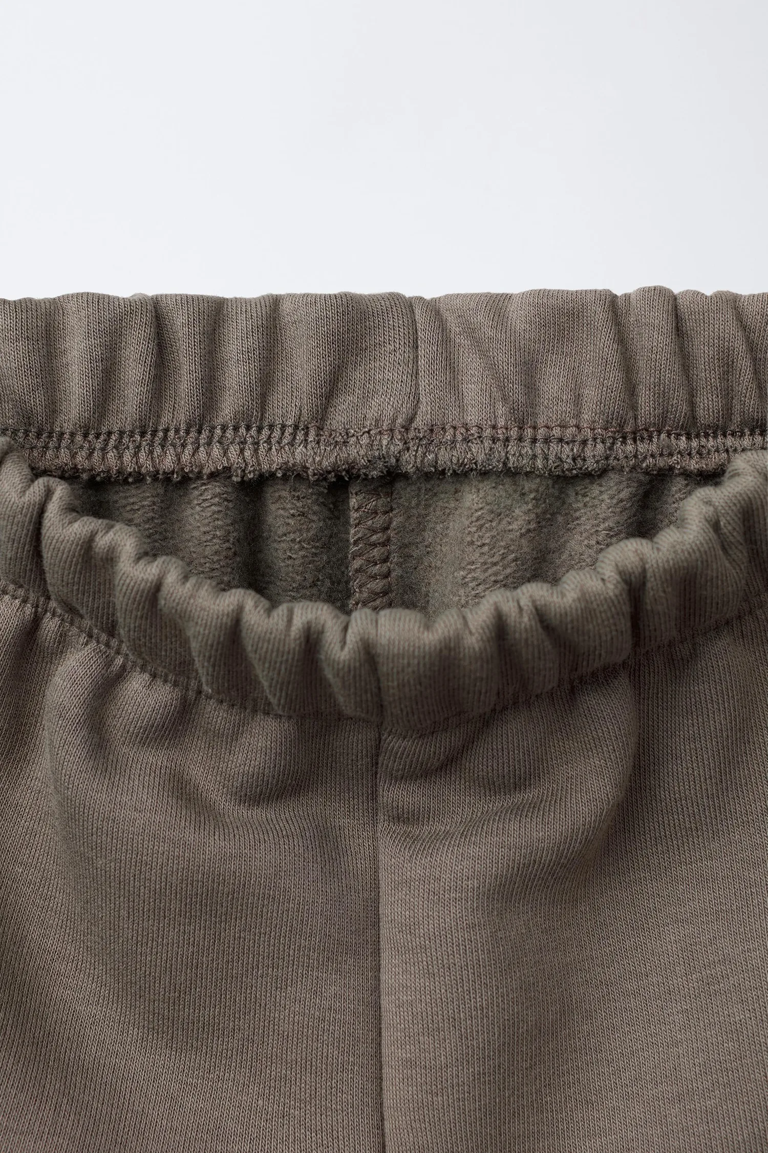 Комплект из спортивной толстовки и спортивных брюк от basic label Zara, коричневый — фото 4