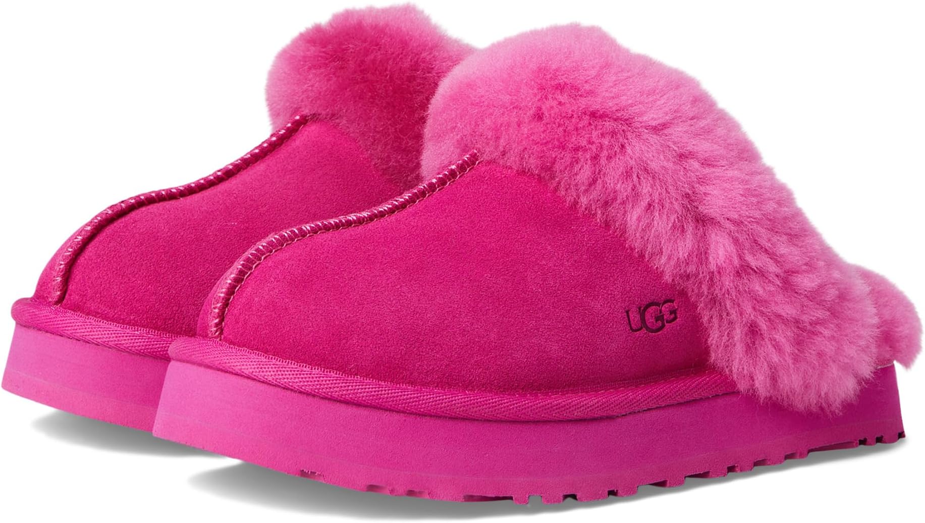 

Тапочки UGG Kids Disquette, цвет Dark Peony