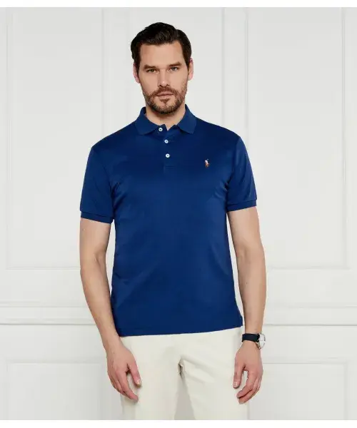 

Футболка поло Slim fit Polo Ralph Lauren, синий