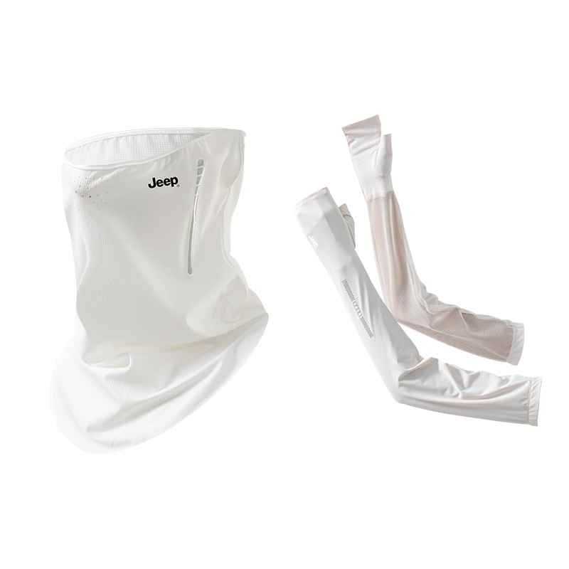 

Легкая полиамидная маска для защиты от солнца Men's Jeep, белый