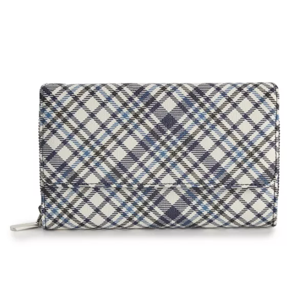 

Эмили ультраорганизатор с защитой от RFID Unbranded, цвет navy plaid