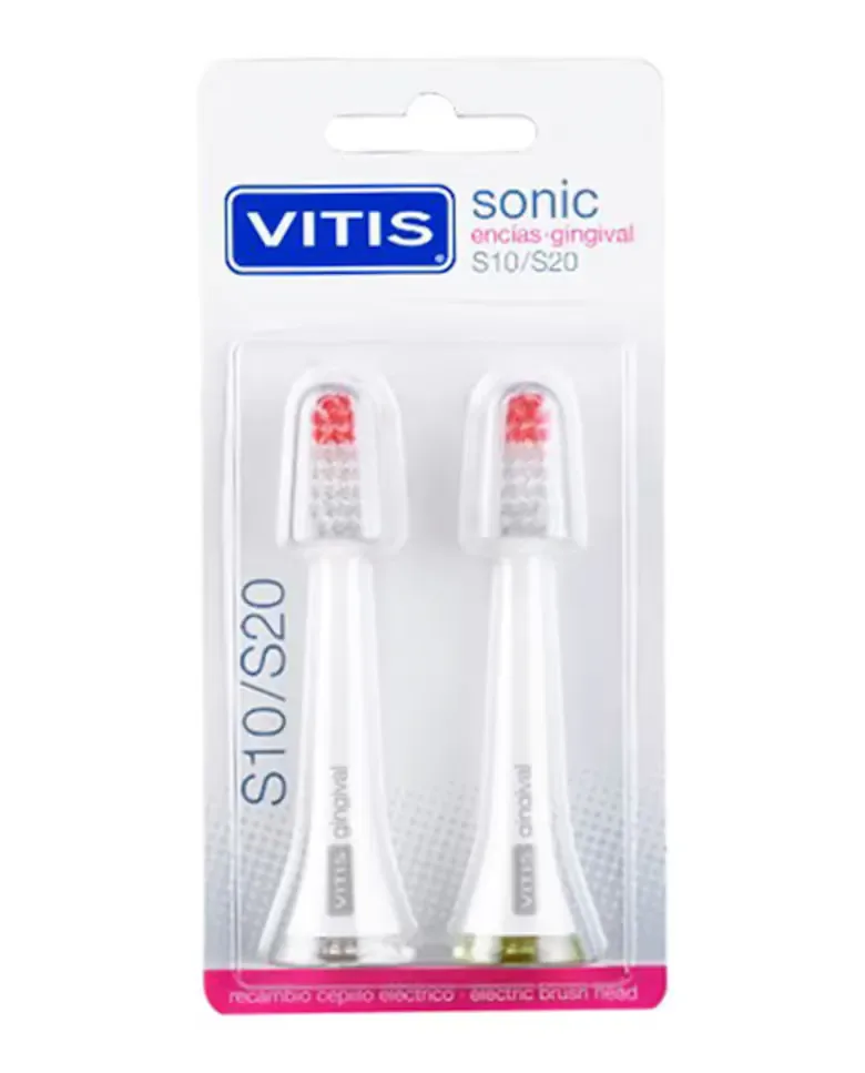 2 сменных насадки для десен для электрической зубной щетки Sonic S10 и S20 Vitis
