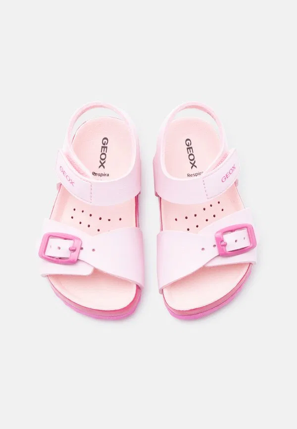 Сандалии для девочек чалки Geox, Light Pink/Fuchsia — фото 4