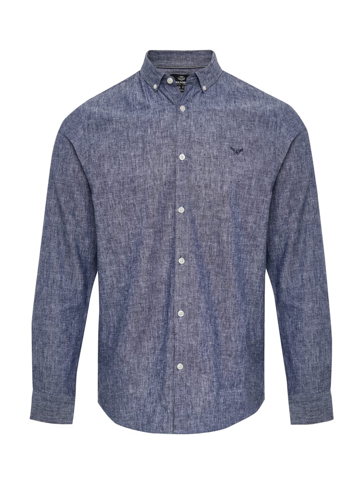 

Рубашка Threadbare, цвет denim blue