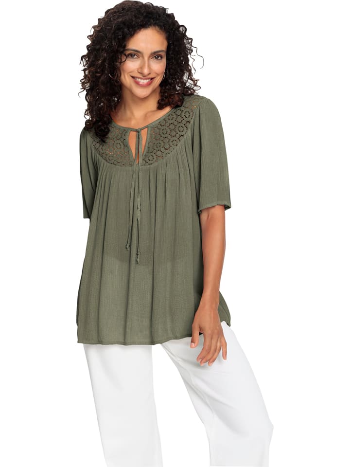 

WITT WEIDEN Блузка цвета хаки