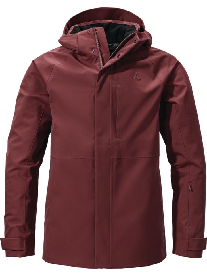 

Дождевик Schöffel Jacke ZipIn! Jacket Toledo M, цвет dark burgundy
