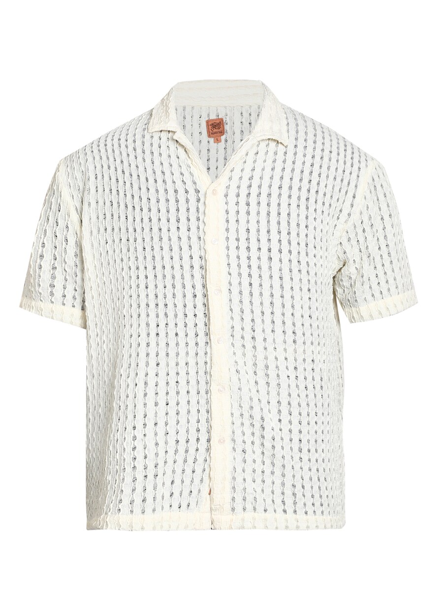 

Рубашка на пуговицах классического кроя Campus Sutra Tonya, белый