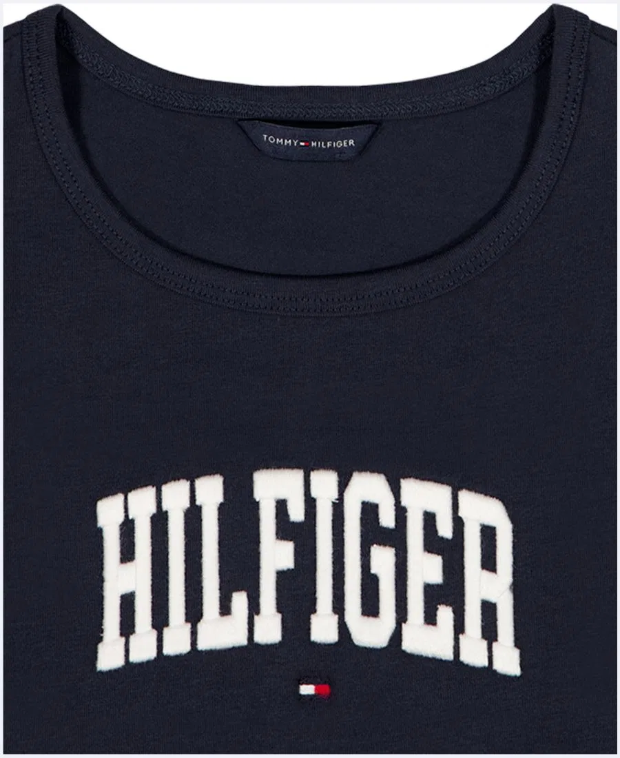Топ без рукавов для девочек 7-16 лет Tommy Hilfiger, темно-синий — фото 4