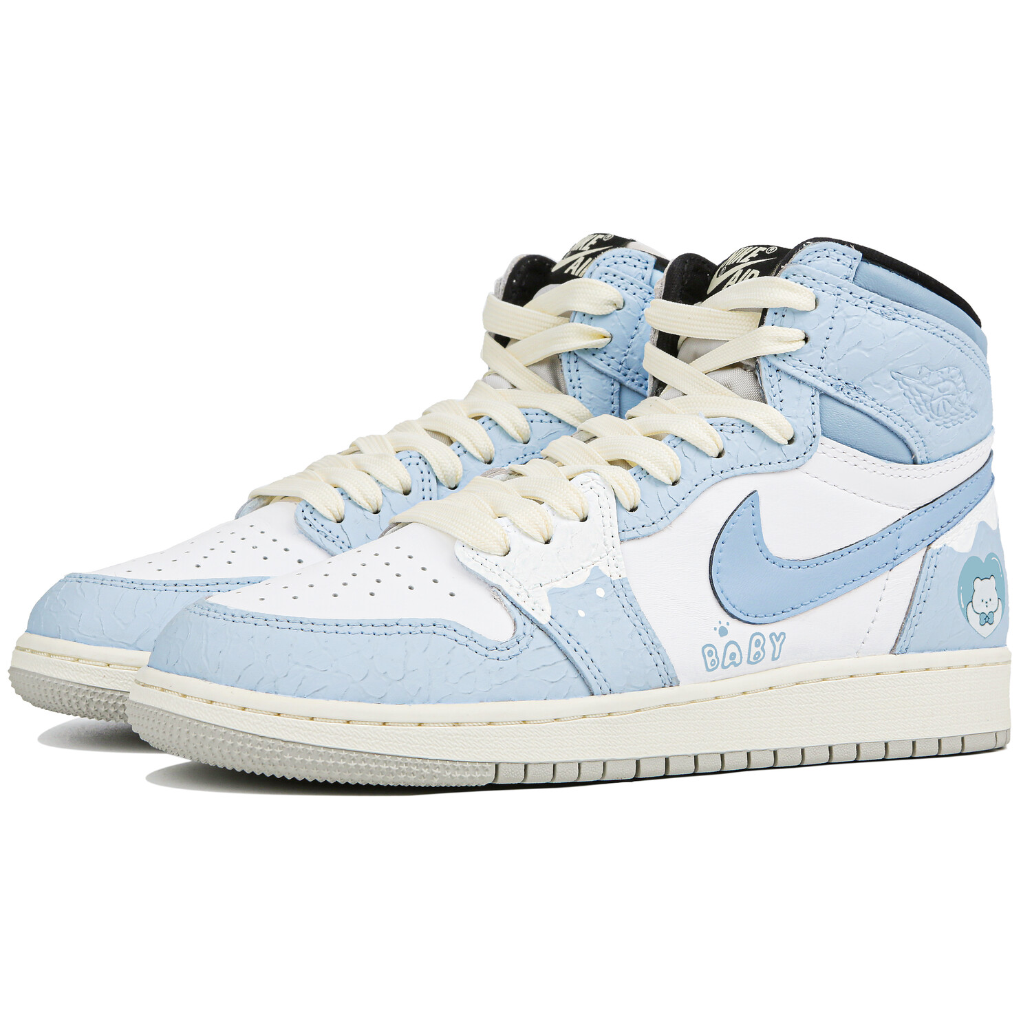 

Jordan Air Jordan 1 винтажные баскетбольные кроссовки женские, Light Blue