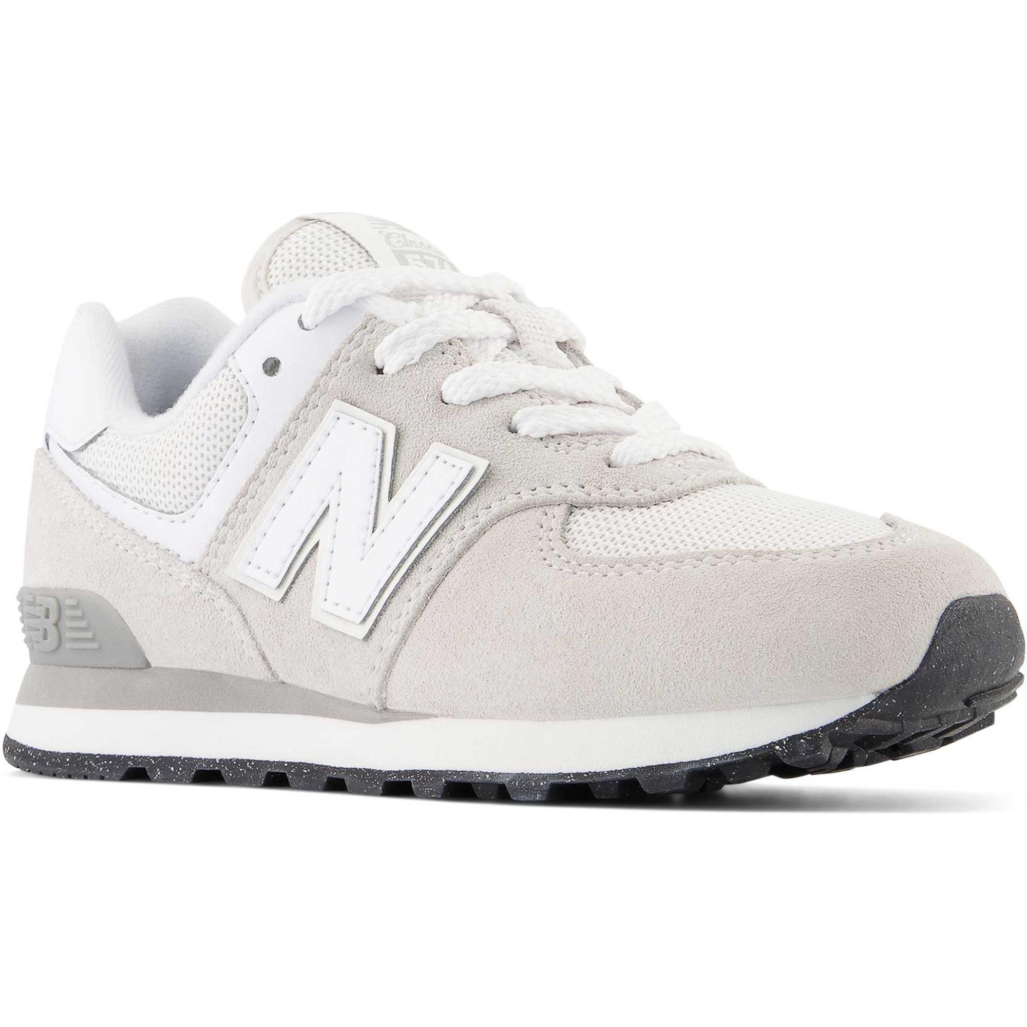 Детские повседневные туфли 574 Core New Balance, Nimbus Cloud/White — фото 2