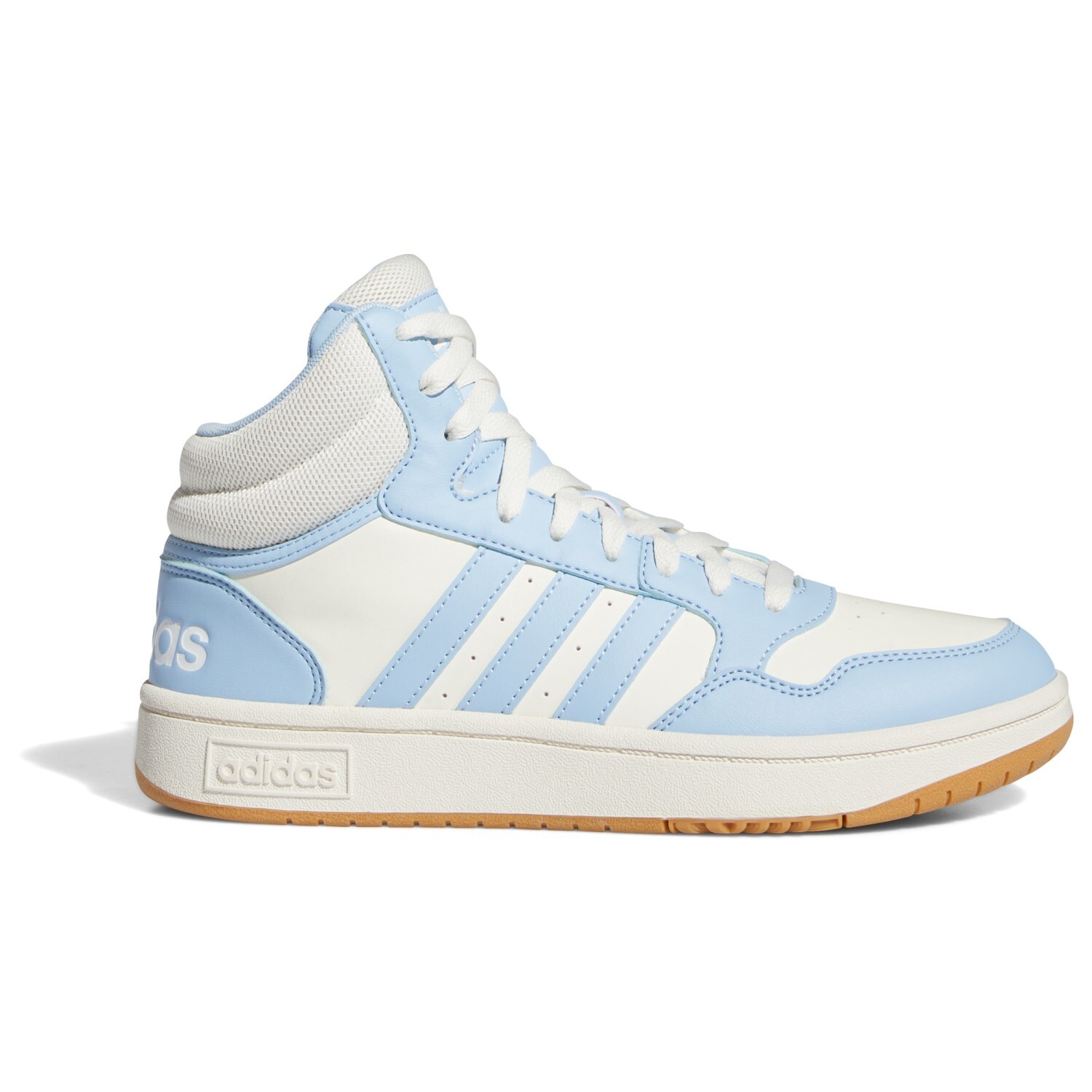 

Кроссовки Adidas Hoops 3.0 Mid, цвет Cloud White/Ftwr White/Gum3