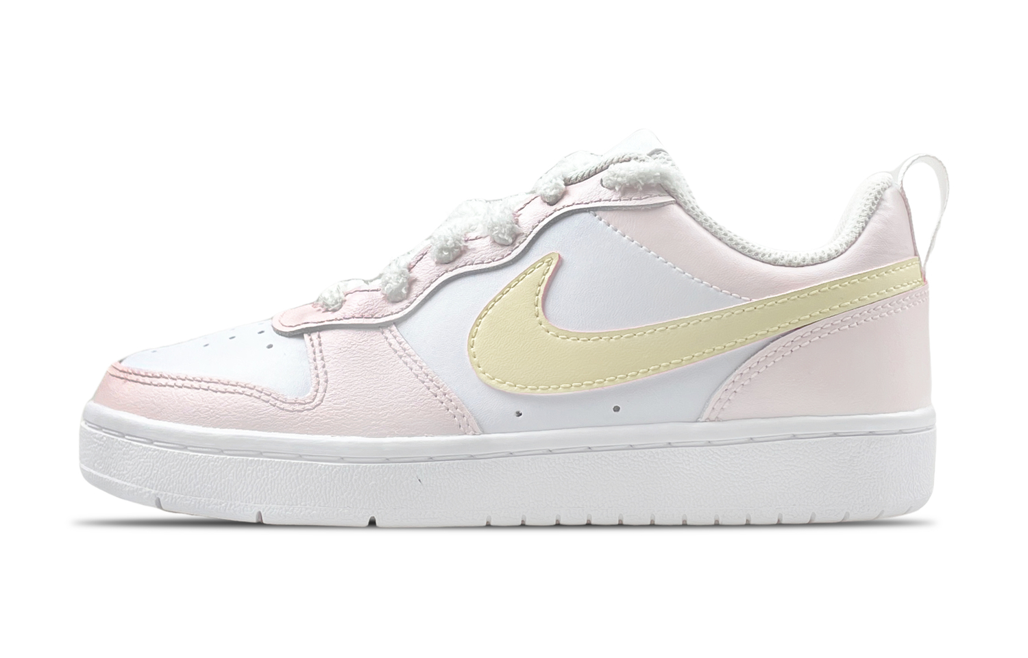 

Nike Court Borough Low Top Детские скейтбордические кроссовки Розовые Подростковые