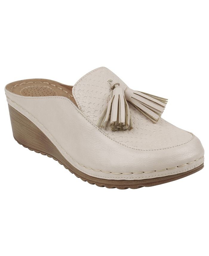 

Женские туфли без шнуровки на танкетке с кисточками Dacey GC Shoes, белый