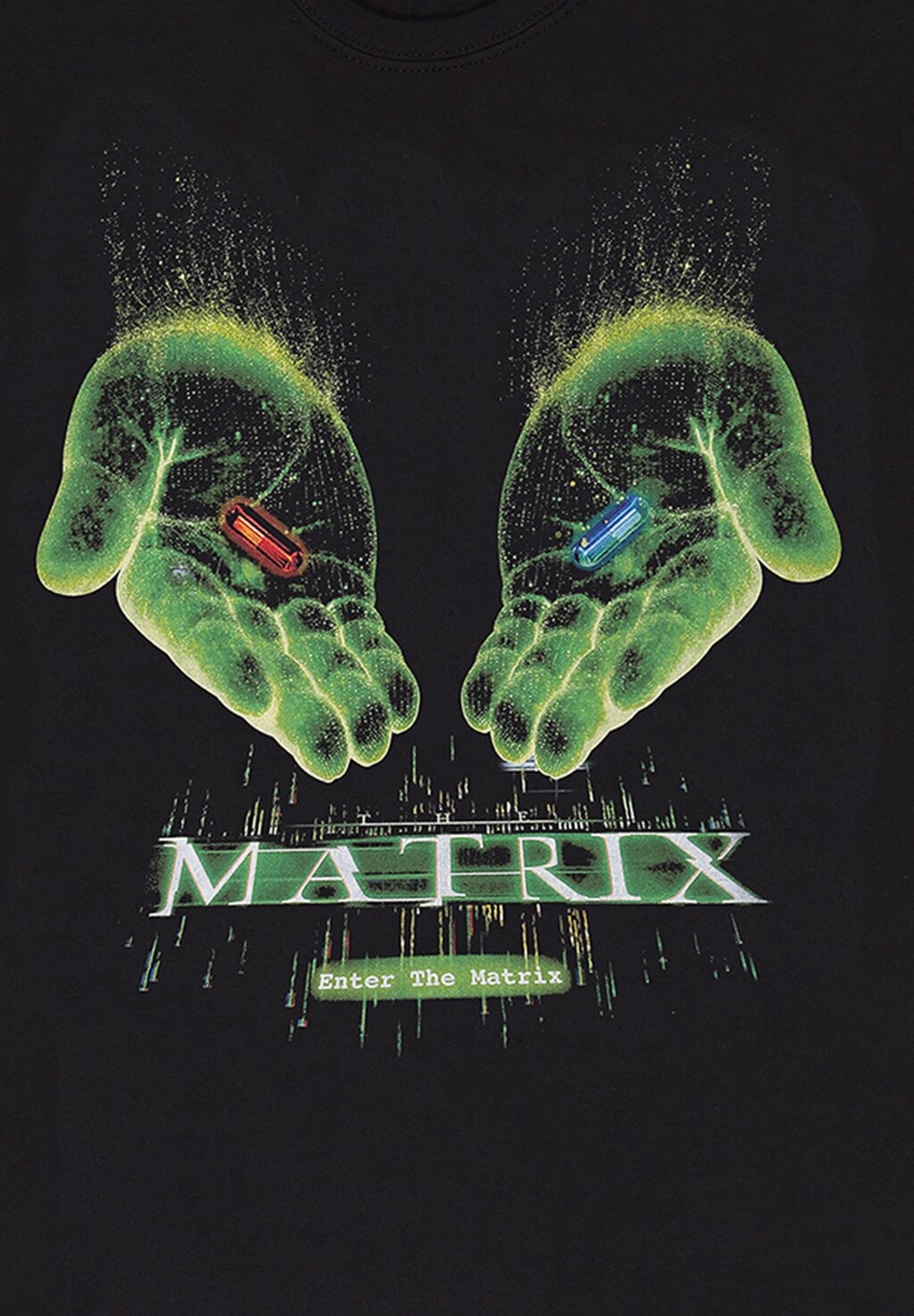 

Футболка с принтом MATRIX HAND PILLS Henry Tiger, черный