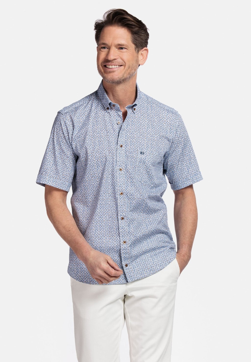 

Рубашка KORT REGULAR FIT PRINT GIORDANO, синий