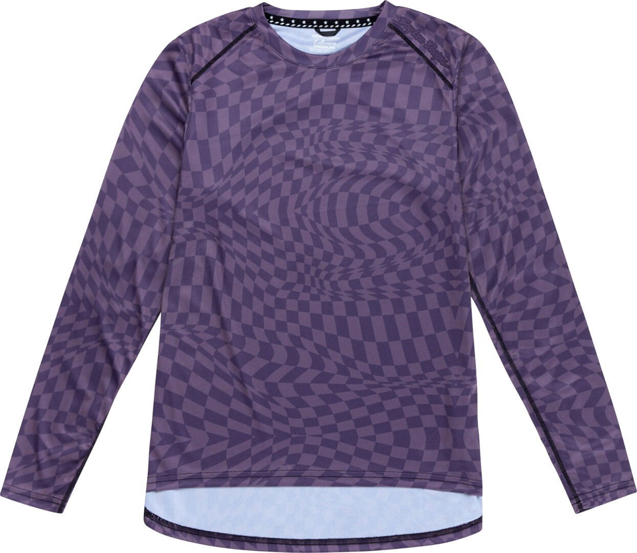 

Женская велосипедная майка Troy Lee Designs lilium ls twisted checkers, Lila