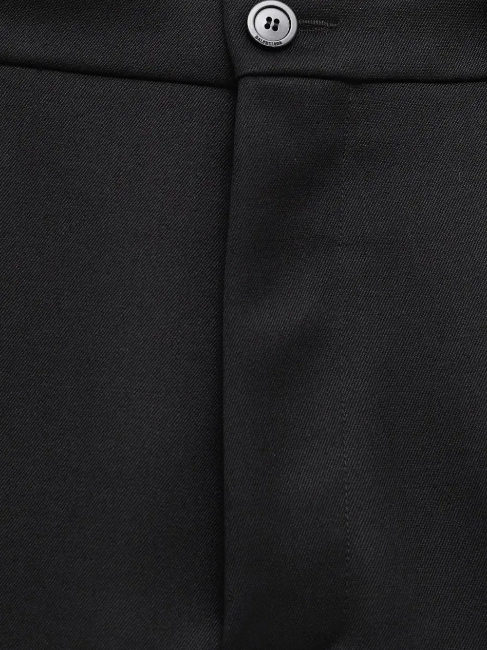 Брюки с необработанными краями Balenciaga, черный — фото 3