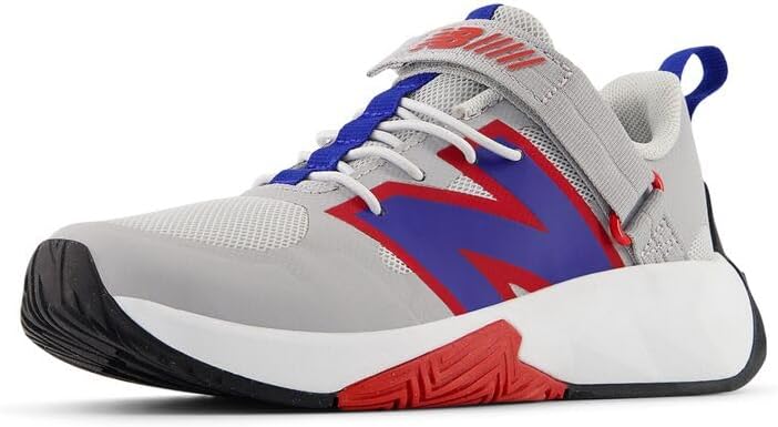 

Детские кроссовки New Balance FuelCell Play V1 с застежкой-липучкой, Raincloud/Team Royal/Team Red
