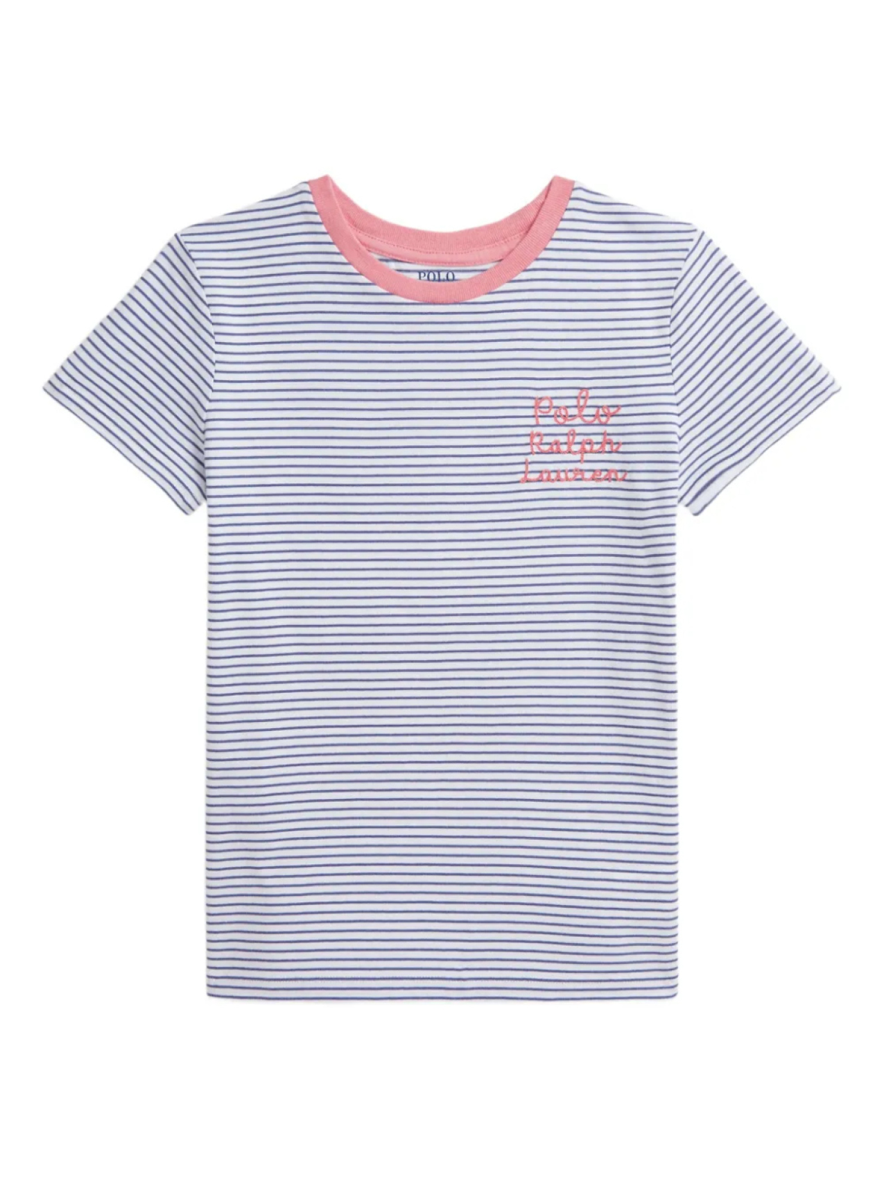 

POLO RALPH LAUREN KIDS футболка в полоску, синий