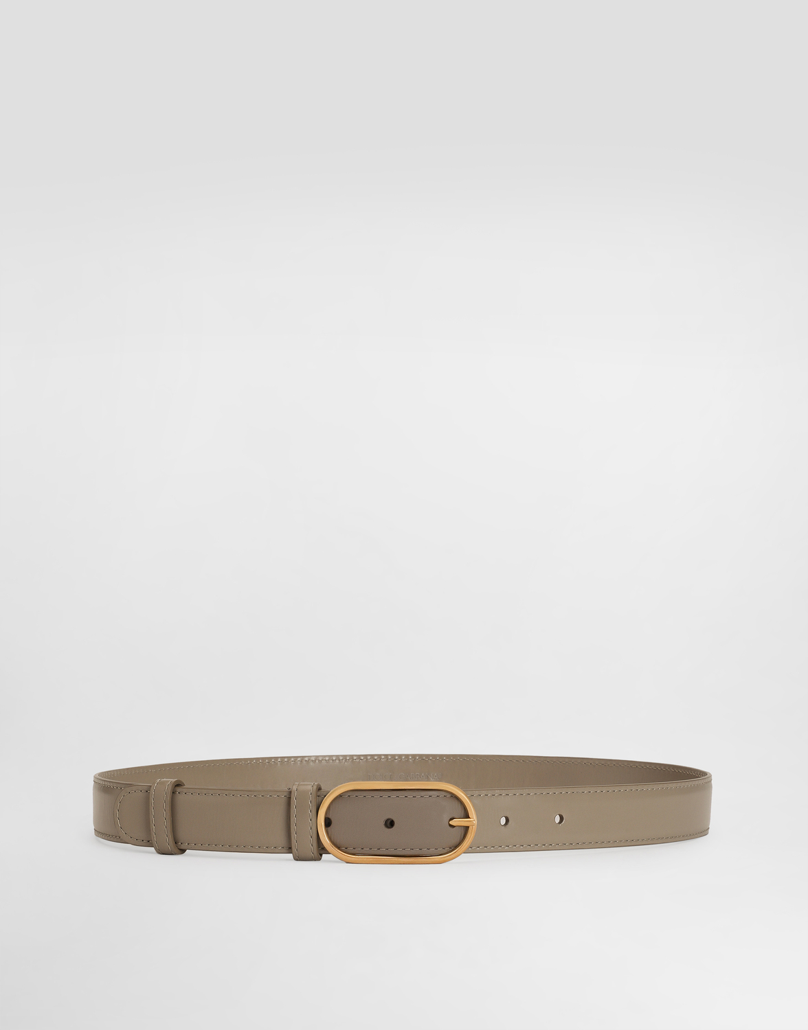 

Ремень из телячьей кожи Dolce & Gabbana, бежевый