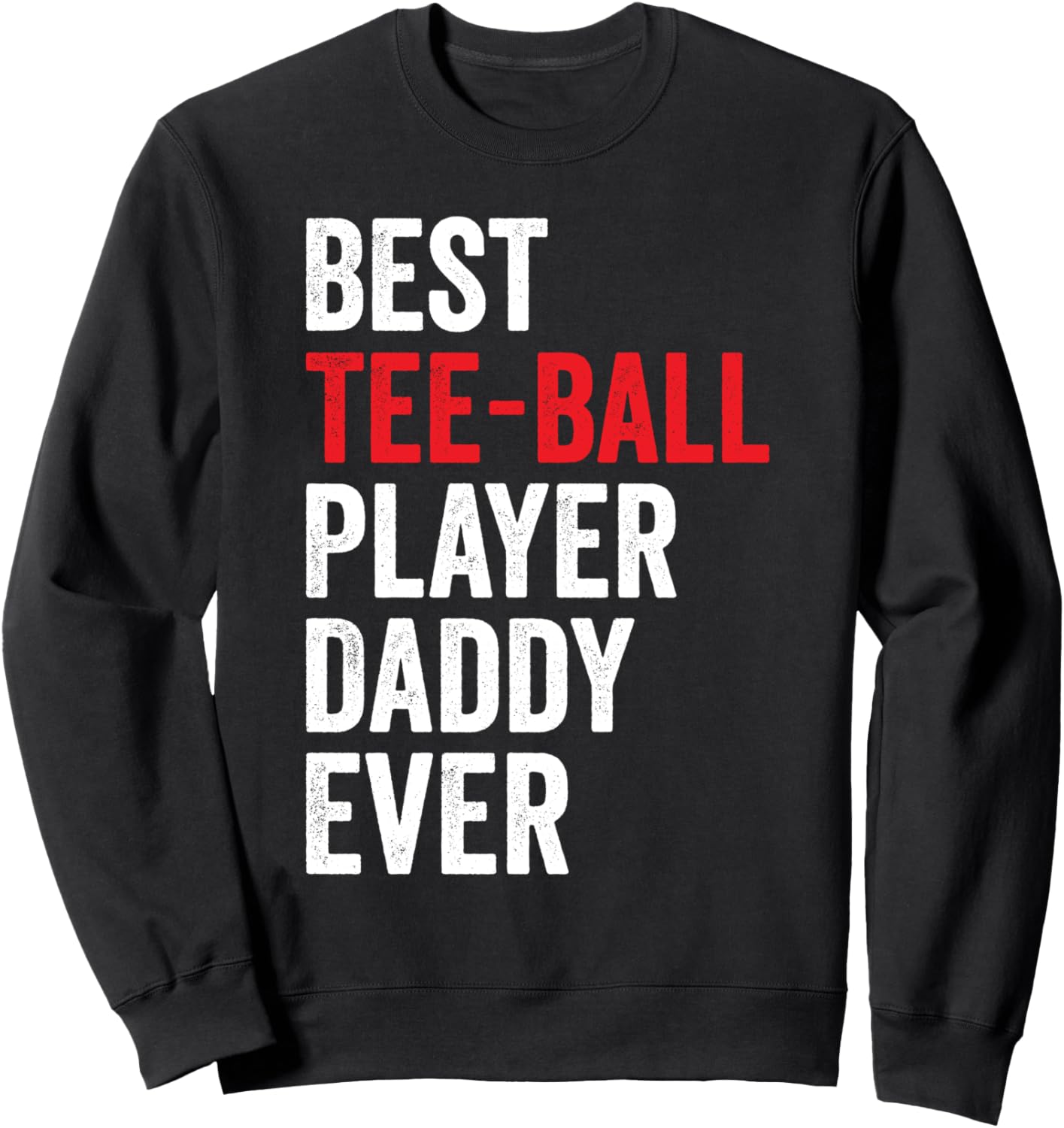 

Лучший папа-тиболлер на свете - Толстовка для папы-тиболлера Teeball Daddy Tee-Ball Game, черный