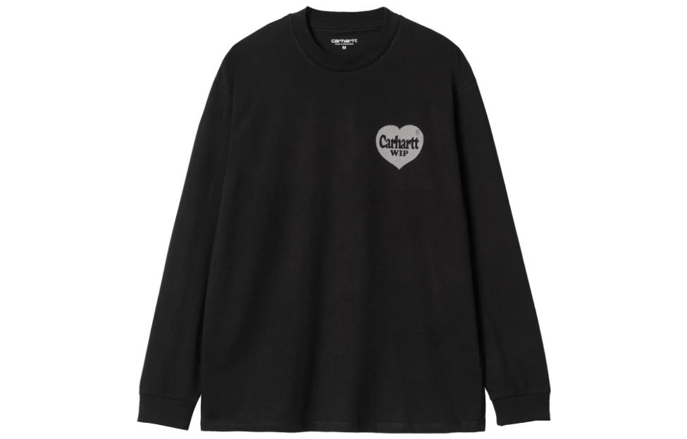 

Carhartt WIP Футболка мужская Black Crew Neck Moderate Straight Fit, Черный, Carhartt WIP Футболка мужская Black Crew Neck Moderate Straight Fit