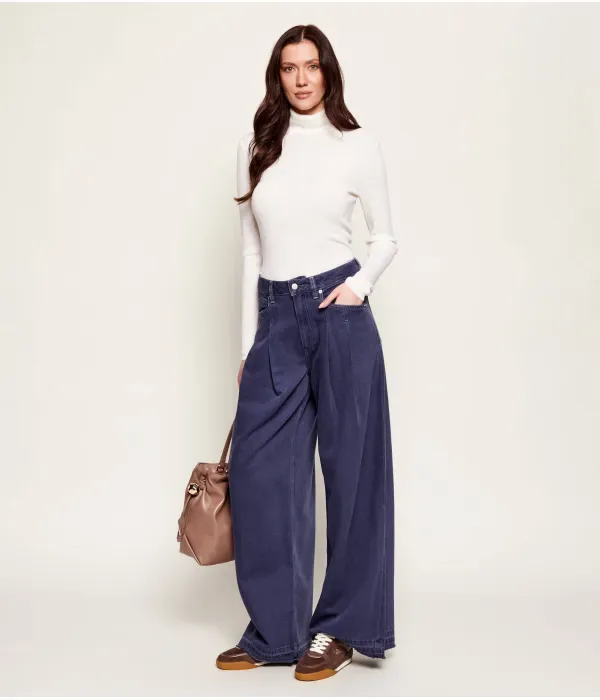 Джинсы C_SLOUCHY relaxed fit Boss Orange, темно-синий — фото 2