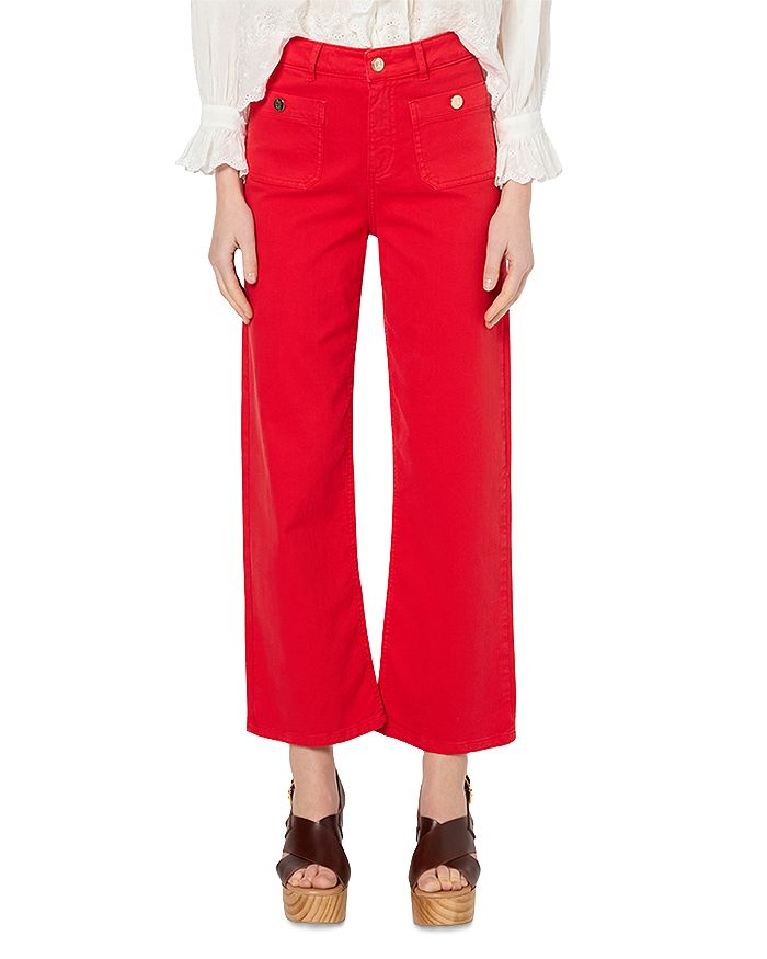 

Прямые джинсы Lida в красном цвете Gerard Darel, красный