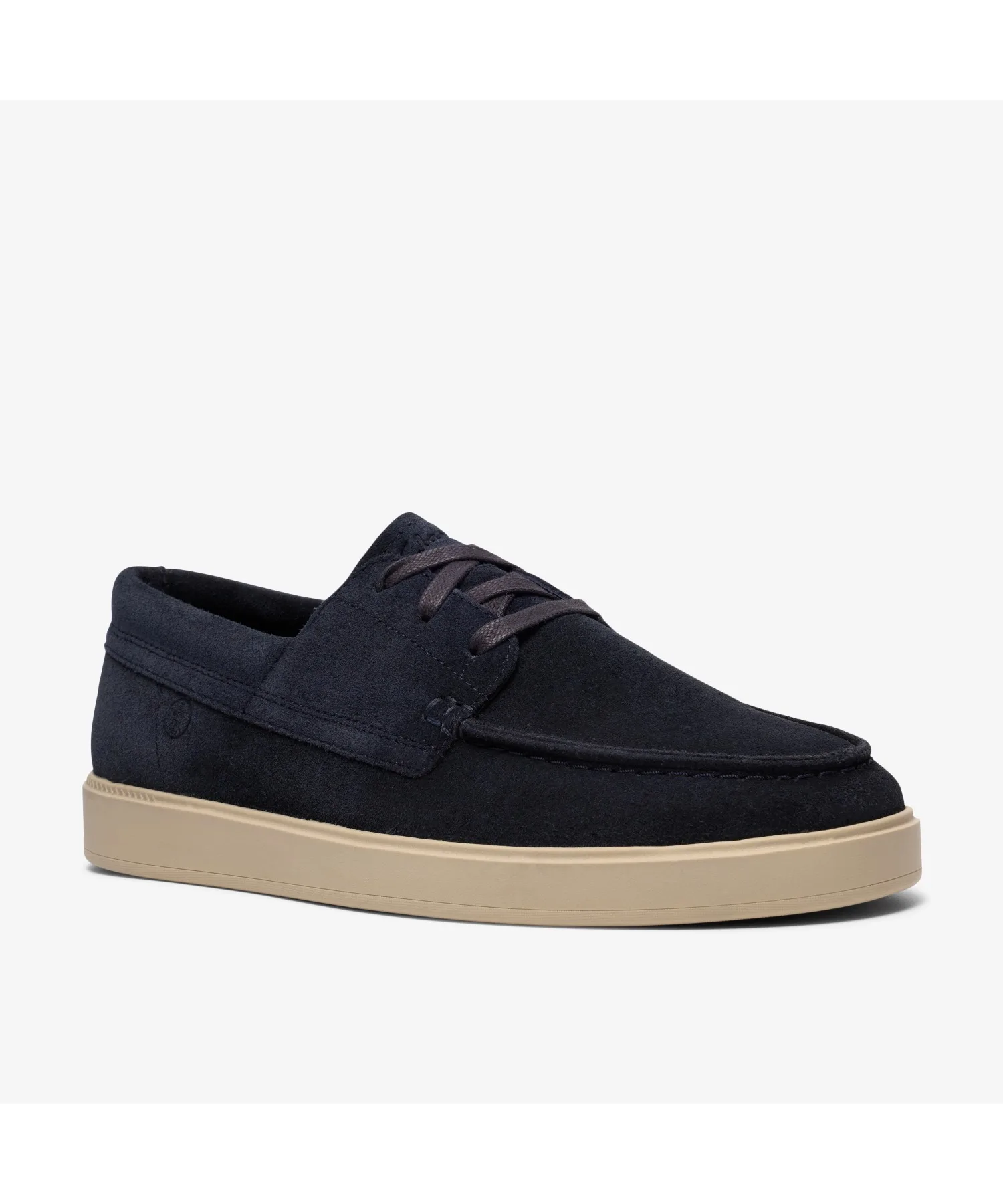 Мужские лоферы из замши Clarks Lockford Boat темно-синие — фото 4