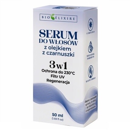 

Сыворотка с УФ-фильтром Black Seed Oil и маслом черного тмина 3 в 1 50 мл Bioelixir
