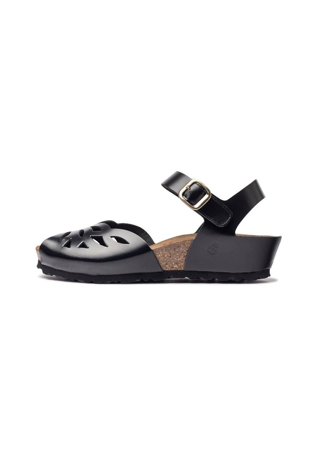 Босоножки на танкетке Platform sandals Yokono, черный