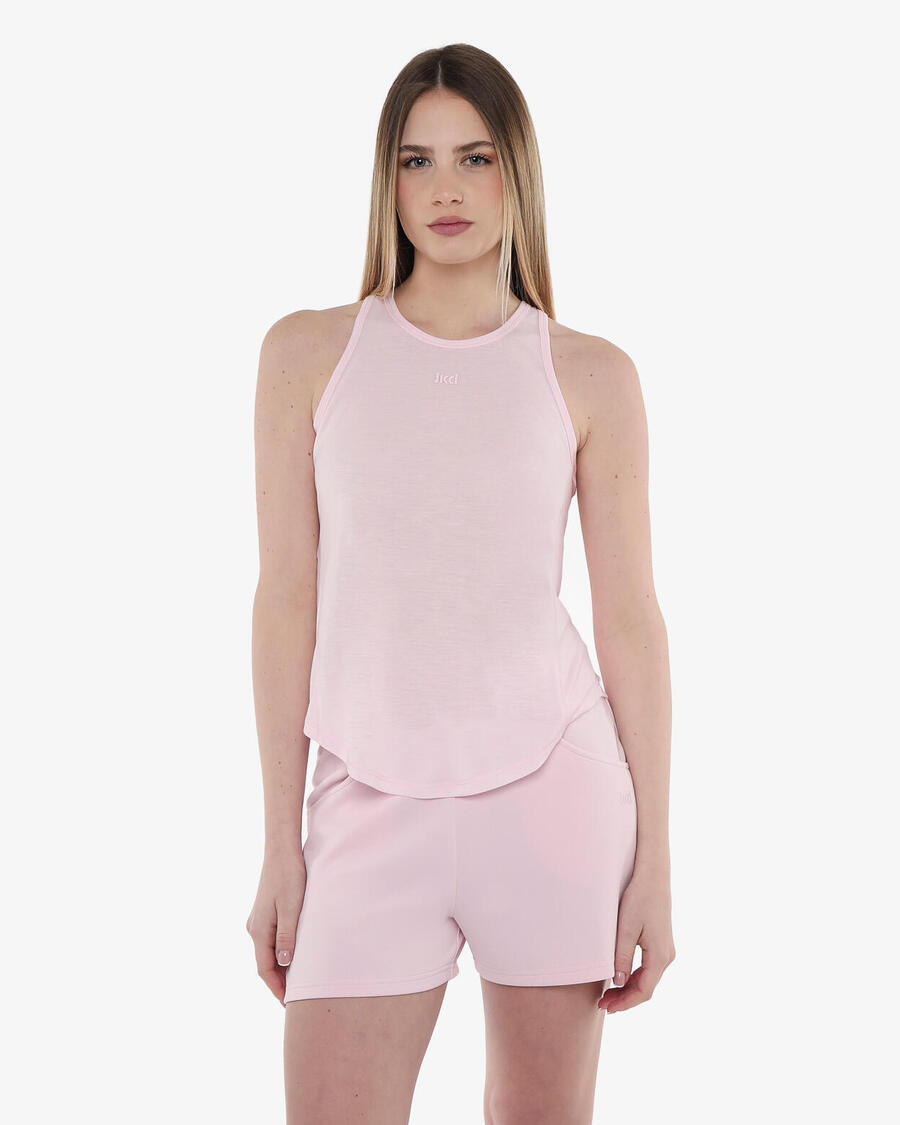 

JAKED Розовый синтетический топ для фитнеса для женщин