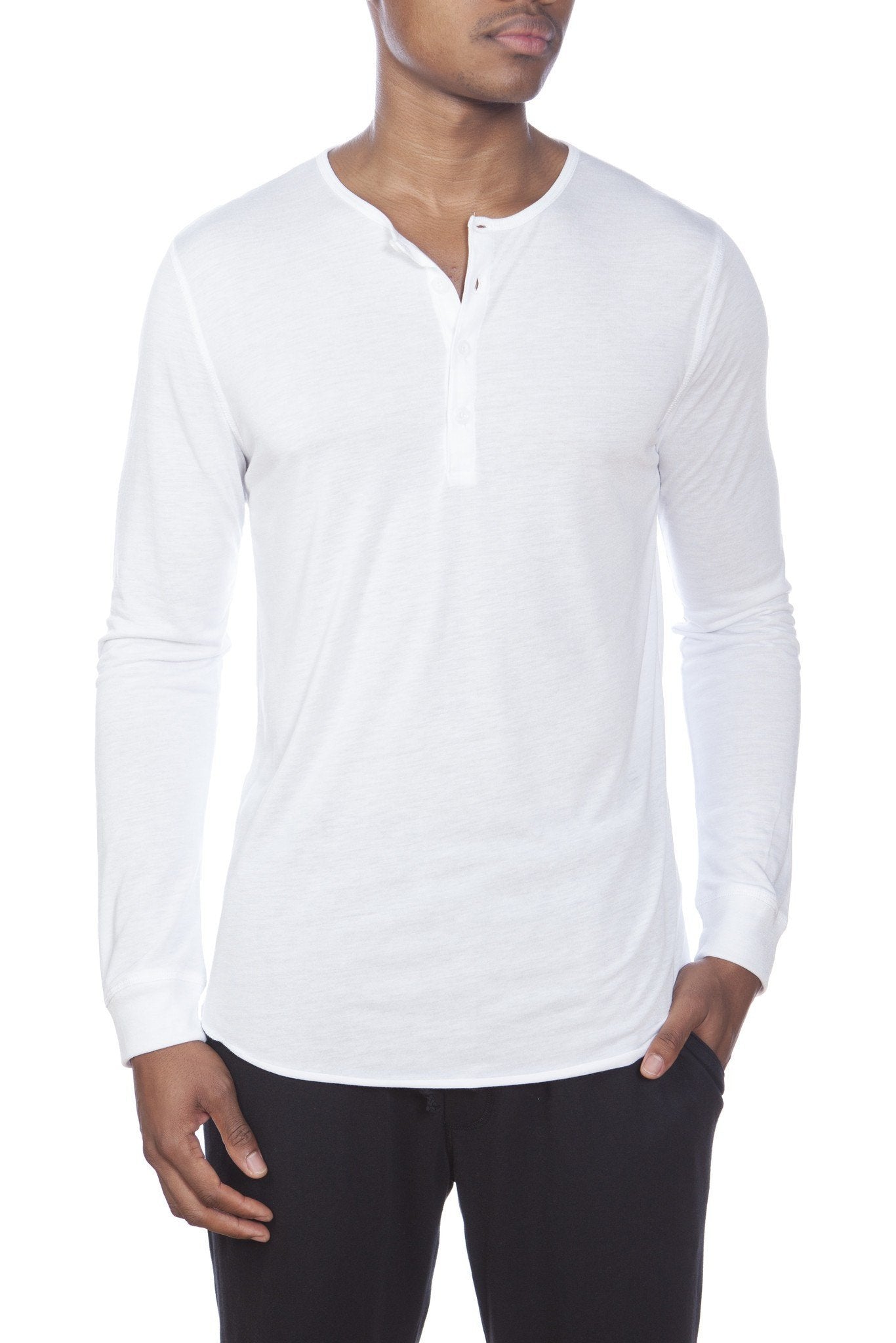 

Поливискозная кофта с длинным рукавом Unsimply Stitched, цвет solid white