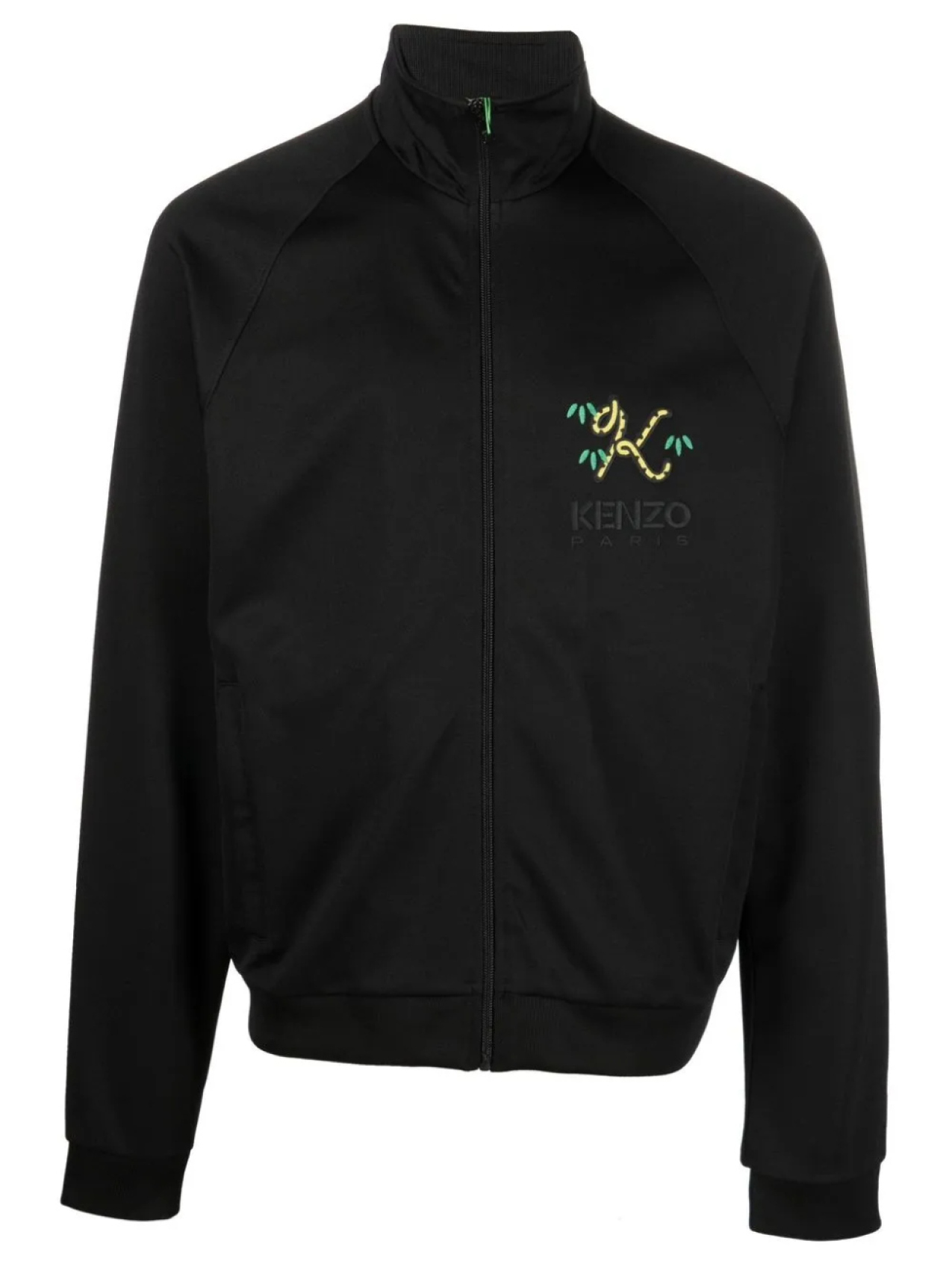 

Kenzo толстовка на молнии с логотипом, черный