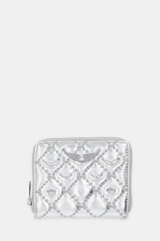 

Кожаный кошелек Zadig&Voltaire, серебряный
