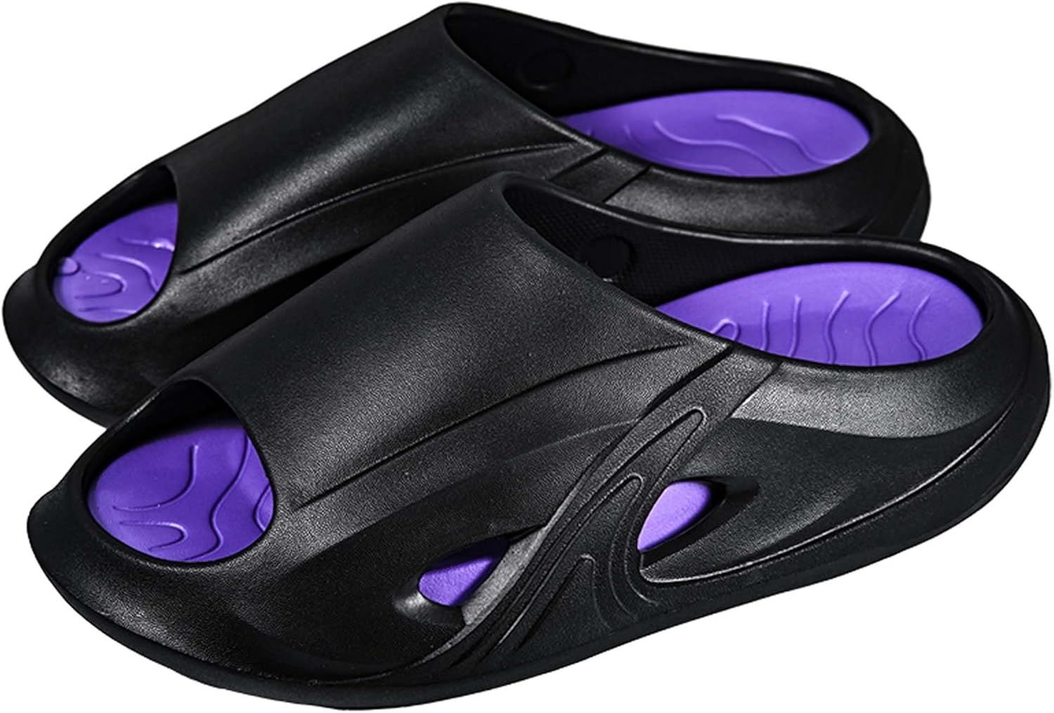 

Мужские сандалии-шлепанцы: удобные, легкие, дышащие, с полой конструкцией Generic, пурпурный