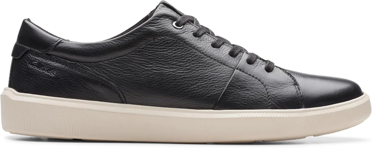 Мужские кроссовки Clarks Brodin Lace, Black Leather — фото 2