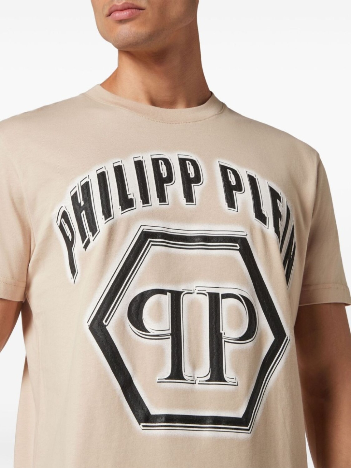 

Philipp Plein футболка с логотипом, нейтральный цвет