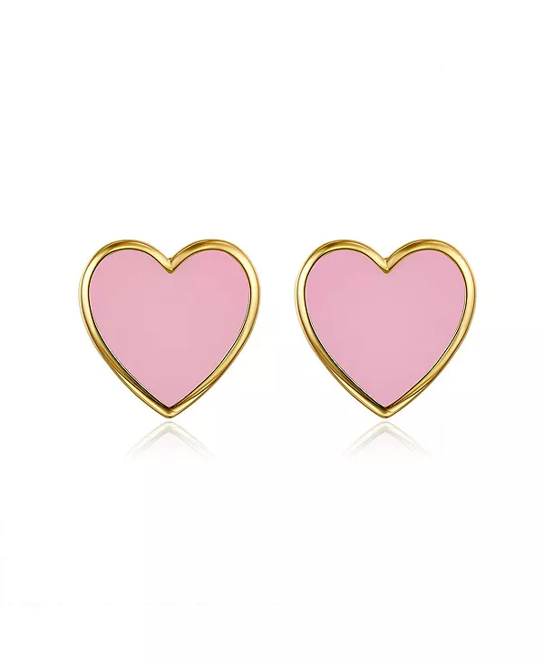 

Серьги-Гвоздики Petit Love розового цвета Anna Zuckerman, pink