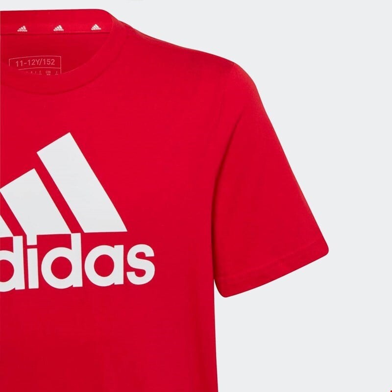 

Детская футболка Essentials с большим логотипом Adidas, белый