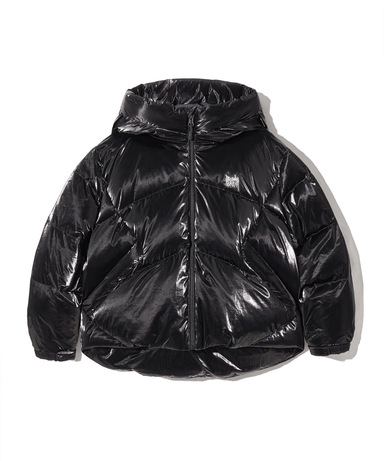 Детская чёрная укороченная куртка от Brownbreath Kids — фото 2