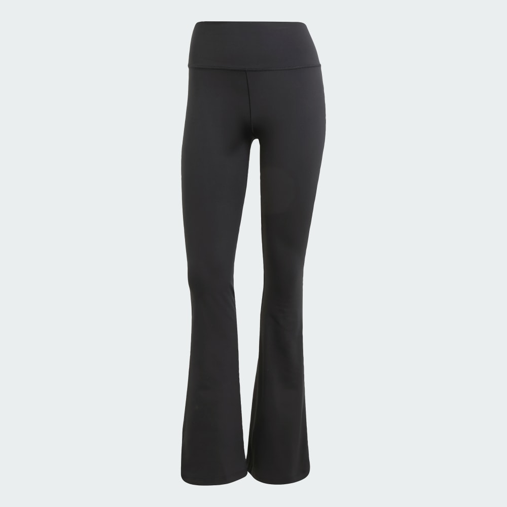 Леггинсы Adidas All Me Flare Leggings, цвет Black/Black — фото 4