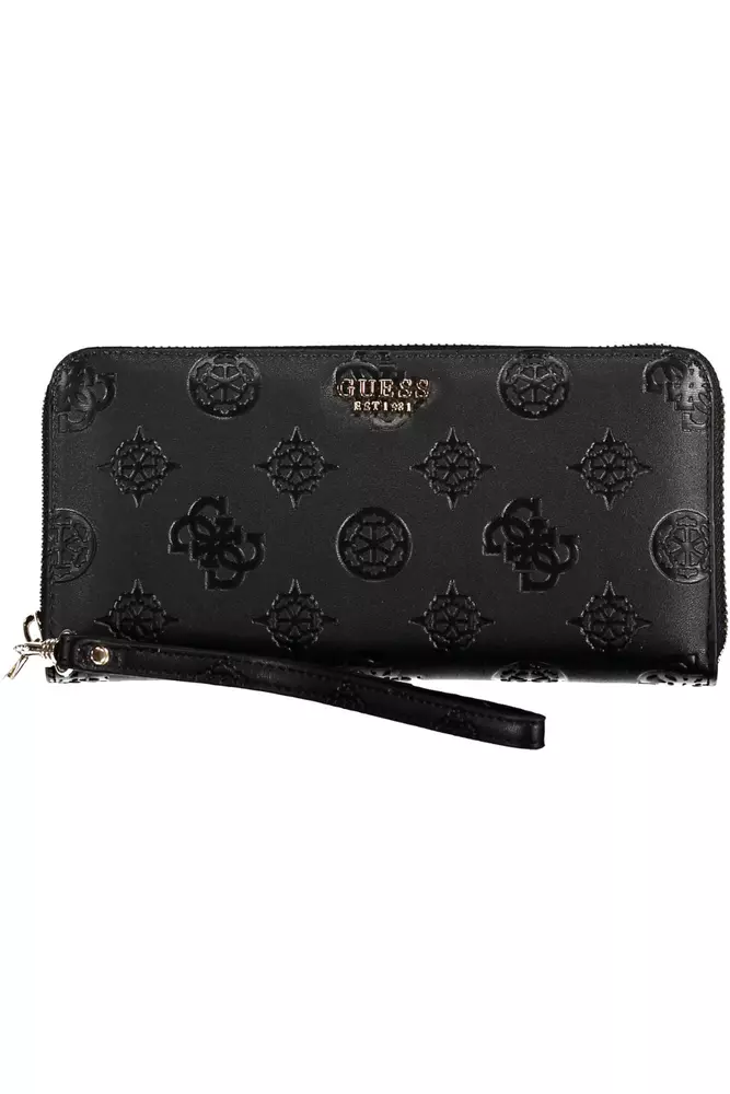 

Черный полиэтиленовый мужской кошелек Guess Shoes
