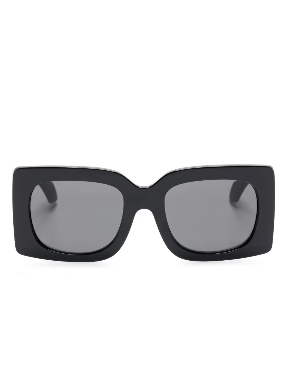 

Солнцезащитные очки в квадратной оправе Versace Eyewear, черный