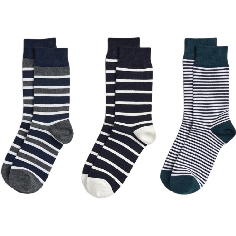 

Носки Crew для женщин, набор из 3 пар UNIQLO, 3 pack (jasper)