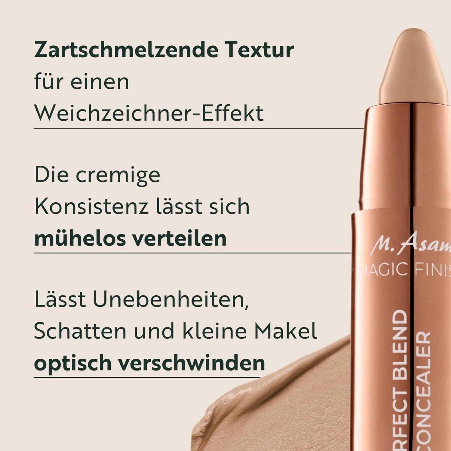 Консилер-карандаш «Magic Finish Perfect Blend» от M. Asam M. Asam, 03-Nude — фото 2