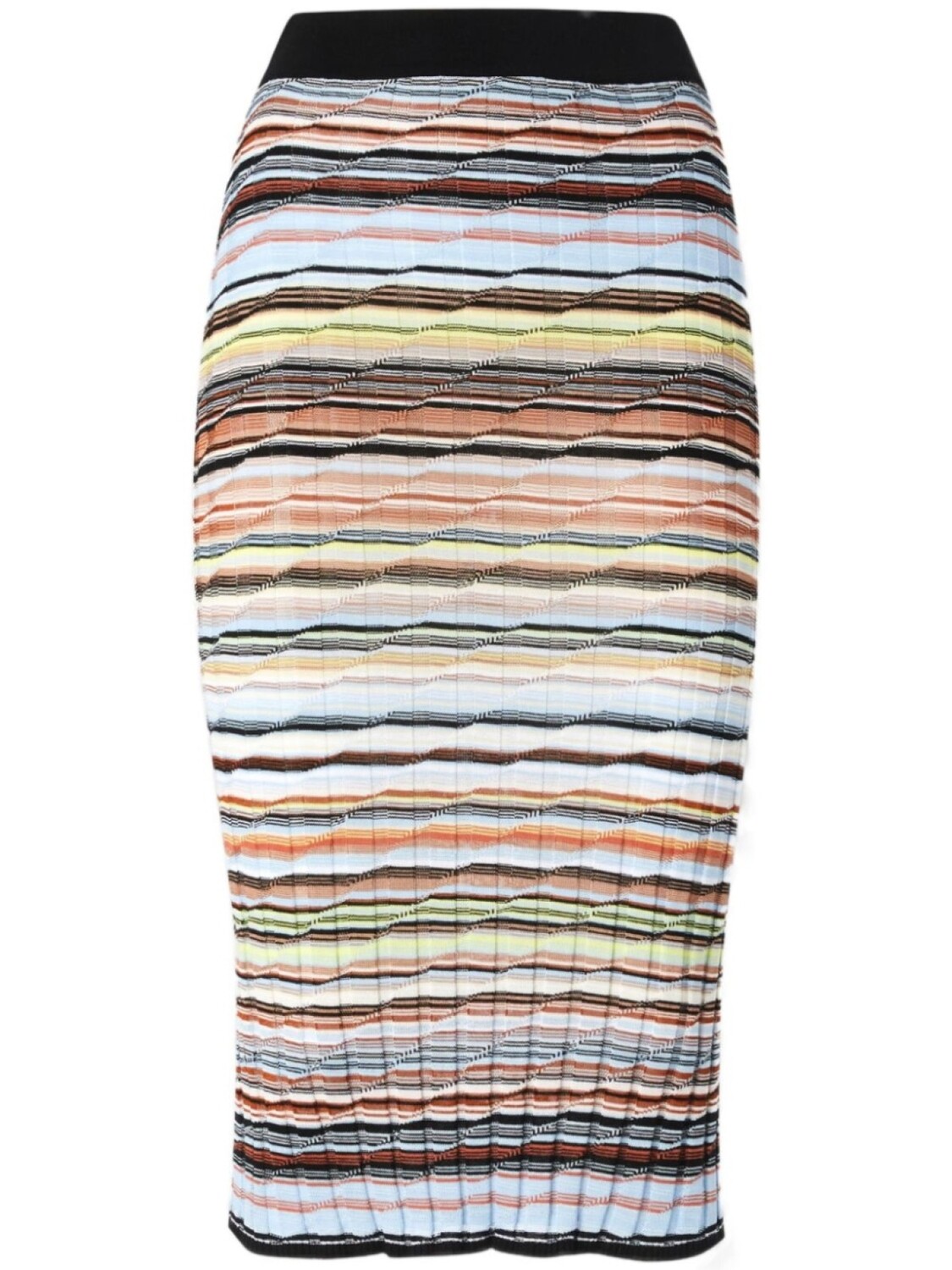 

Юбка-карандаш Missoni в полоску, синий